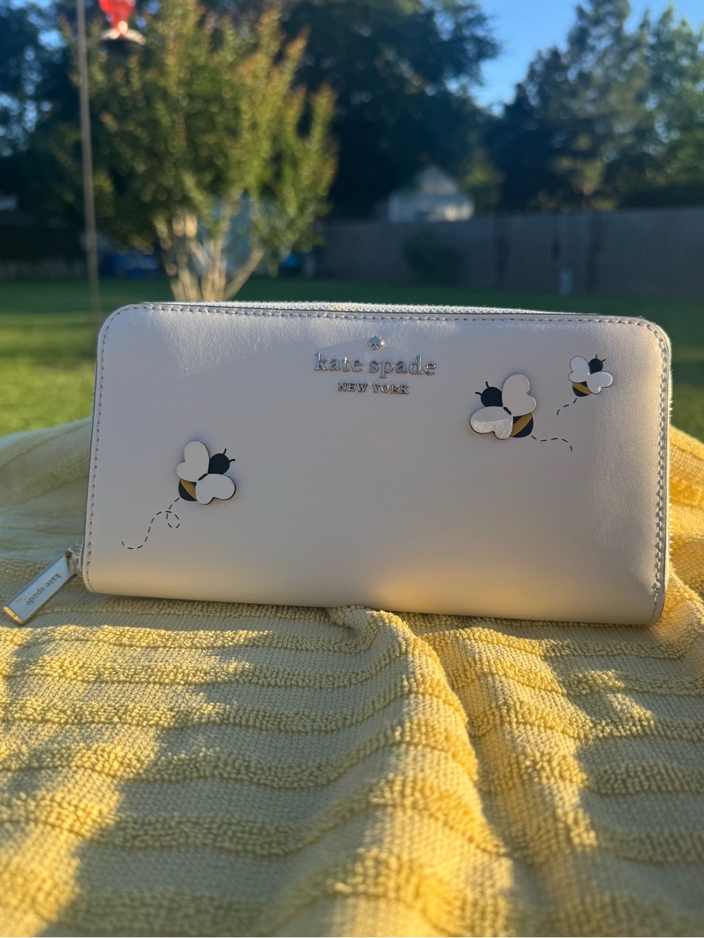 kate spade Honey Bee Large Continental Wallet